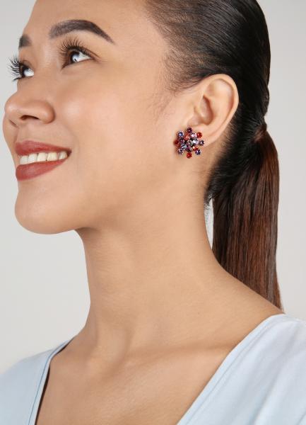 Ruby Violet - Magic Fireball Ohrstecker